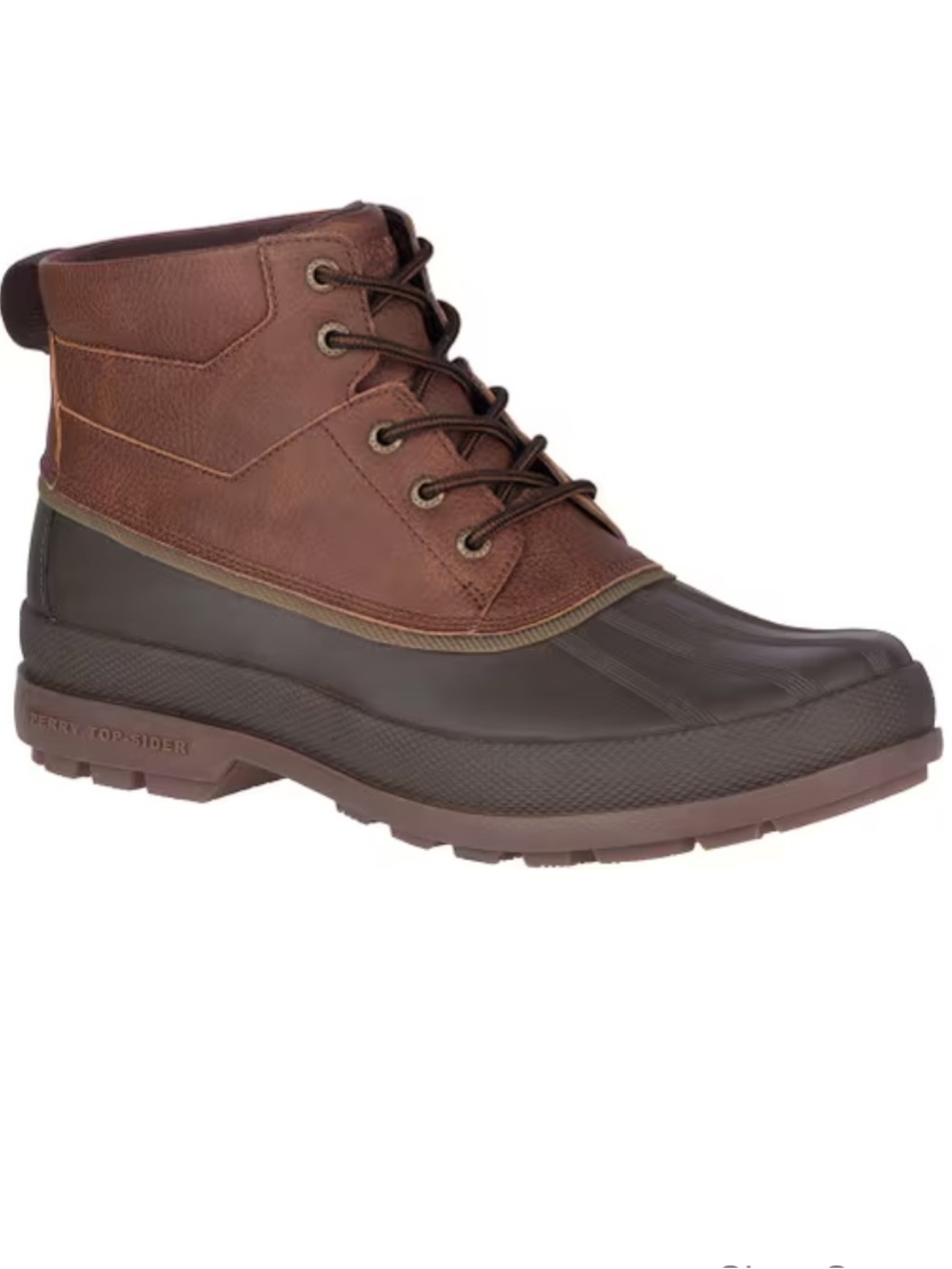 Sperry Cold Bay Chukka Brown Coffee Mens Sz 13 Waterproof Lace Up Boots NWOB